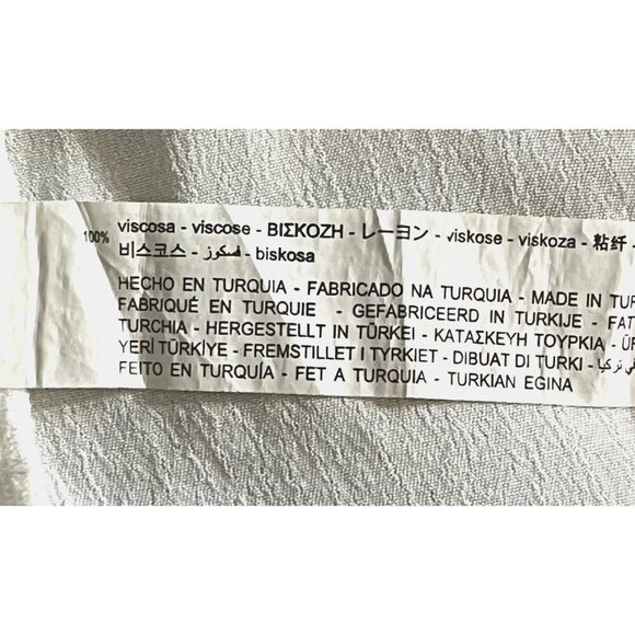 Zara 100% Viscose White Peter Pan Lace Collar Black Tie Blouse Top - Picture 6 of 6